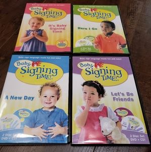 Baby Signing Time volumes 1-4 baby sign language